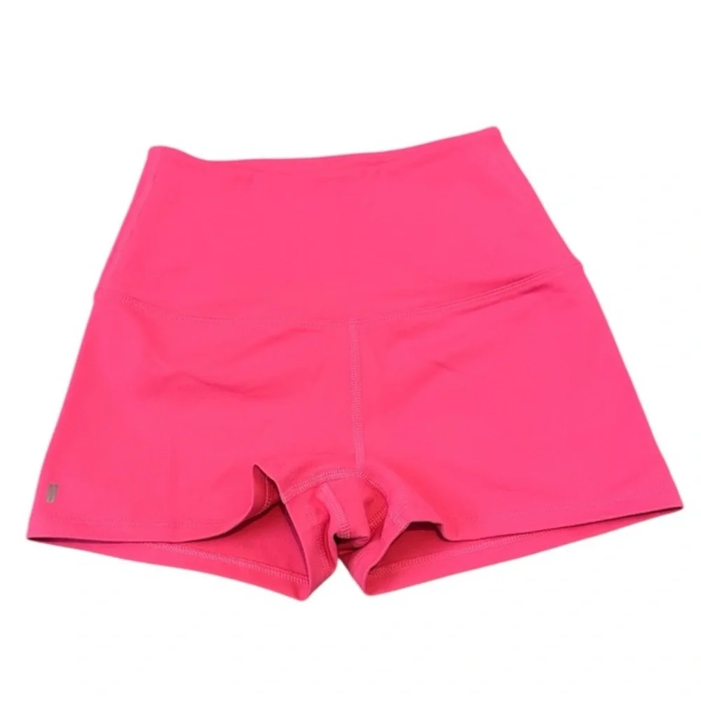 NOBULL Women’s High Rise Matte 2” Bike Short - Pink - Picture 2 of 14